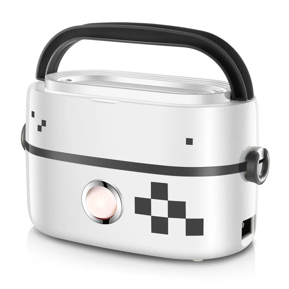 

Electric Heating Lunch Box Travel Food Warm Heater Storage Container Food Steamer Rice Cookers Box Warmer Mini Rice Cooker