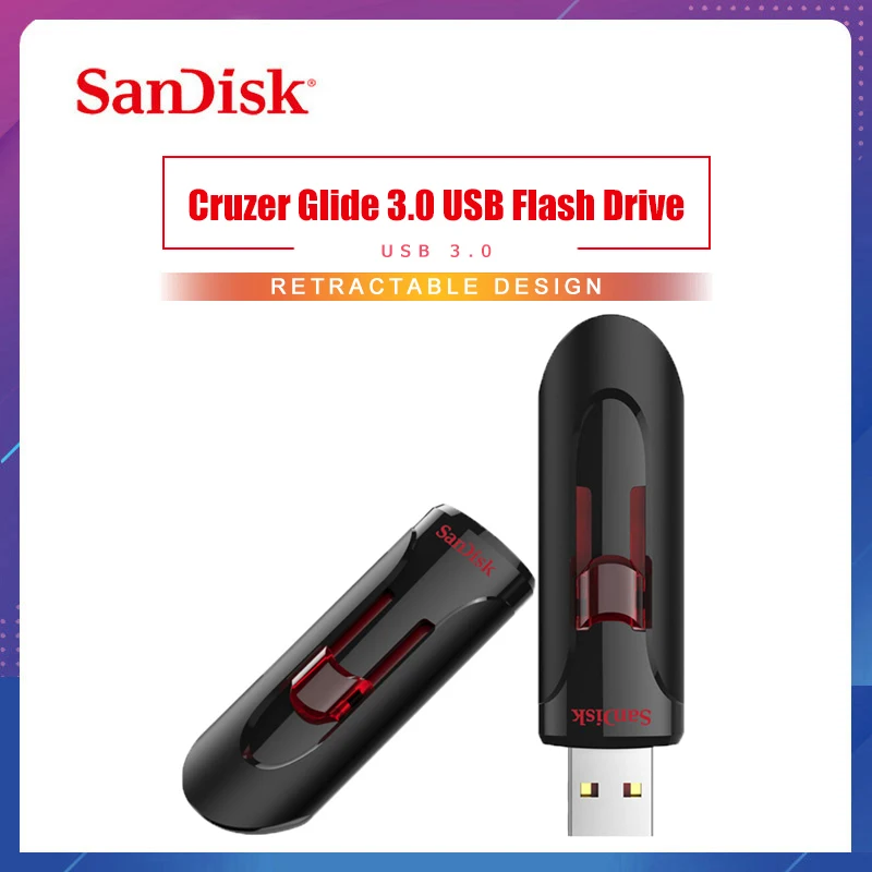 SanDisk Cruzer Glide CZ600 usb3.0 флешки 16 ГБ 32 супер скорость USB3.0 флэш накопитель 128 256 USB 3 0