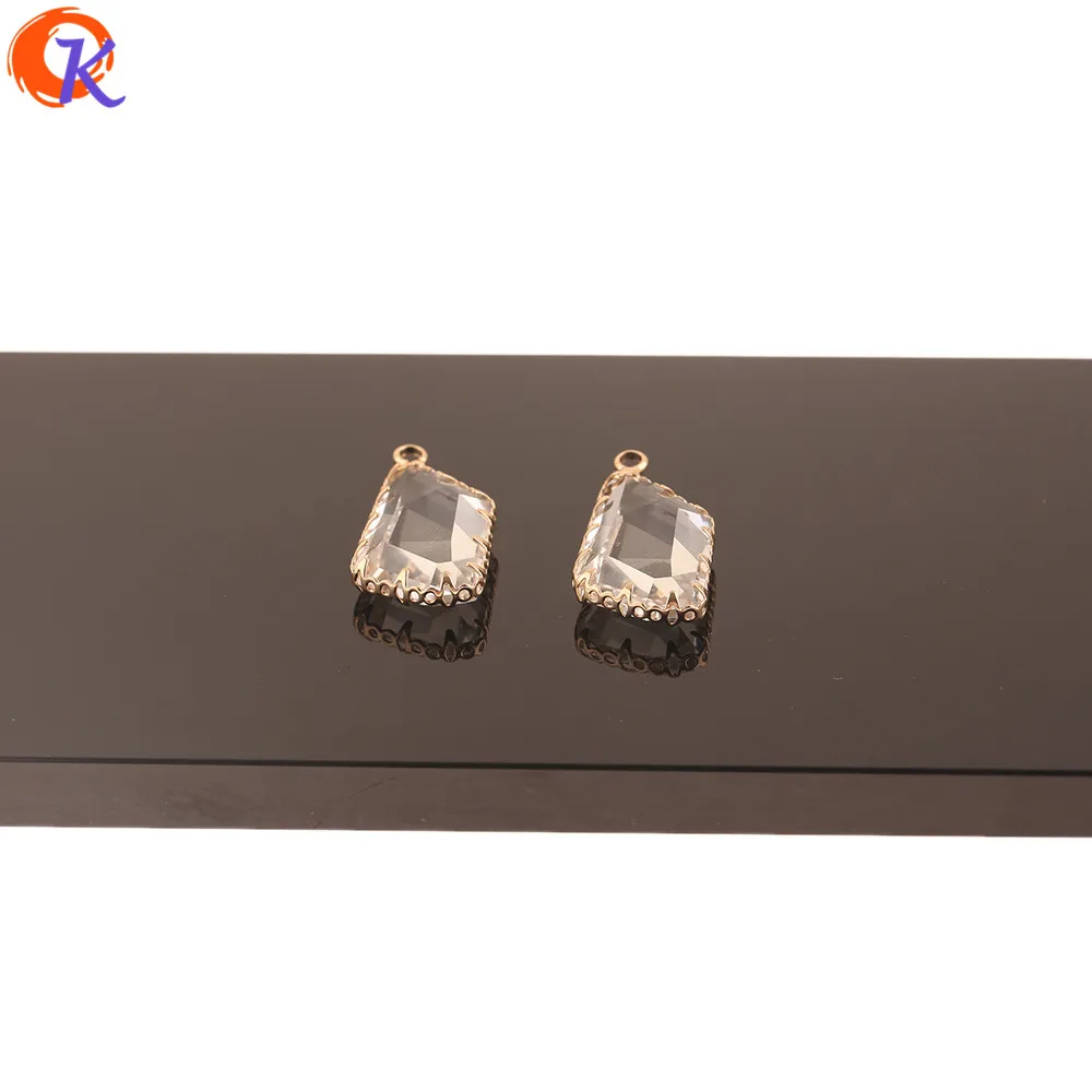 

Cordial Design 40Pcs 15*29MM Jewelry Accessories/Pendant/DIY Earring Making/Crystal Charms/Drop Shape/Hand Made/Earring Findings