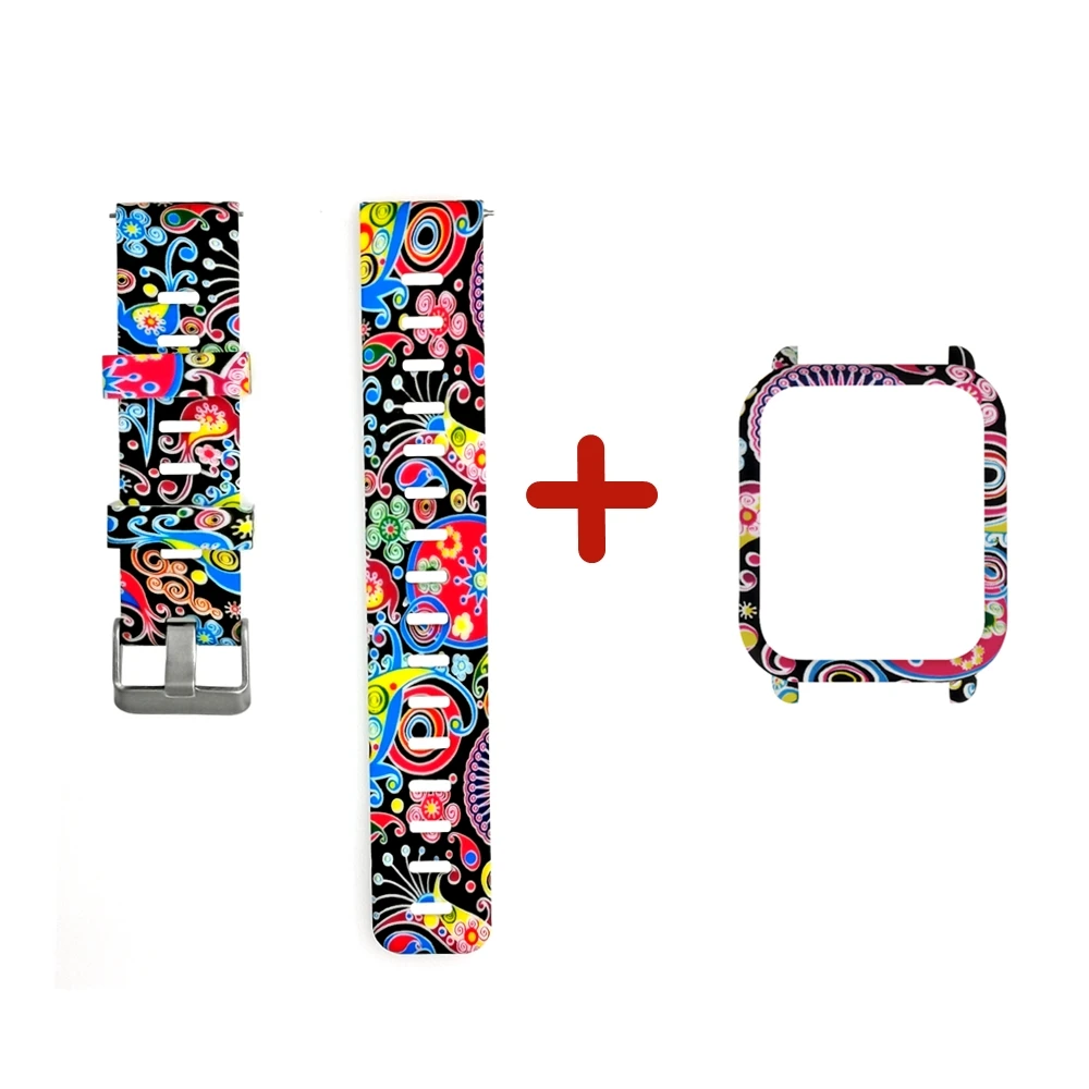 16 Huami Amazfit Bip BIT PACE Lite Youth 20 мм спортивный силиконовый ремешок для Xiaomi Смарт часы сменный ремешок - Цвет: 16