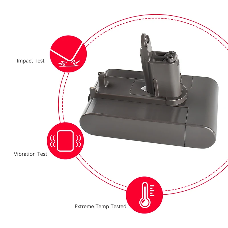 Сменный аккумулятор для Dyson DC34 22 2 в 5000 мАч беспроводного пылесоса DC44 Animal DC45