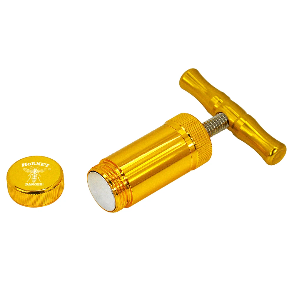 

HORNET Metal Aluminum Pollen Presser Compressor Press Herb grinder Tobacco Spice Grinder Crusher accessories