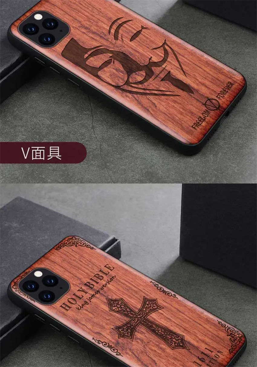 Чехол для телефона iPhone 11 iPhone11 Pro, чехол из ТПУ Boogic Wood для iPhone X XR XS Max 8 7 6 6s plus, аксессуары для телефонов