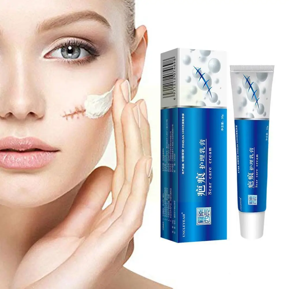 

20g Scar Removal Cream Pimples Stretch Marks Face Gel Cream Smoothing Moisturizing Treatment Acne Care Body Skin Whitening E8V1