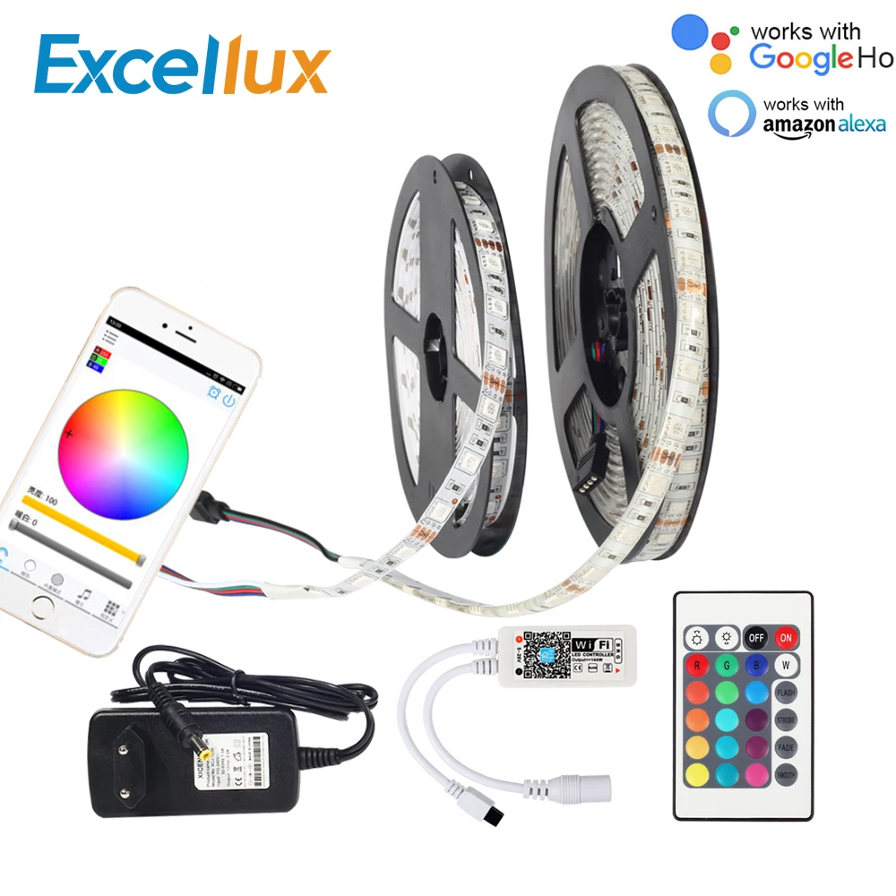 SMD5050 RGB Светодиодная лента 5 м 60 светодиодов/м IP20/IP65 водонепроницаемая