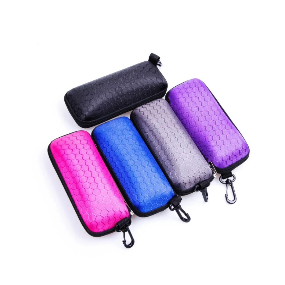 Новинка модный портативный прямоугольный чехол на молнии для солнцезащитных