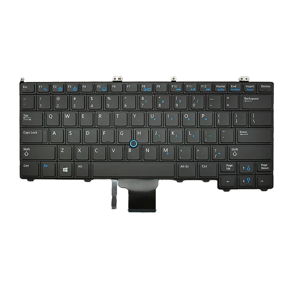 Раскладка «американский английский» Замена ноутбука с подсветкой Keyobard для Dell Latitude 12 7000 E7240 E7440 Клавиатура ноутбука Новое поступление
