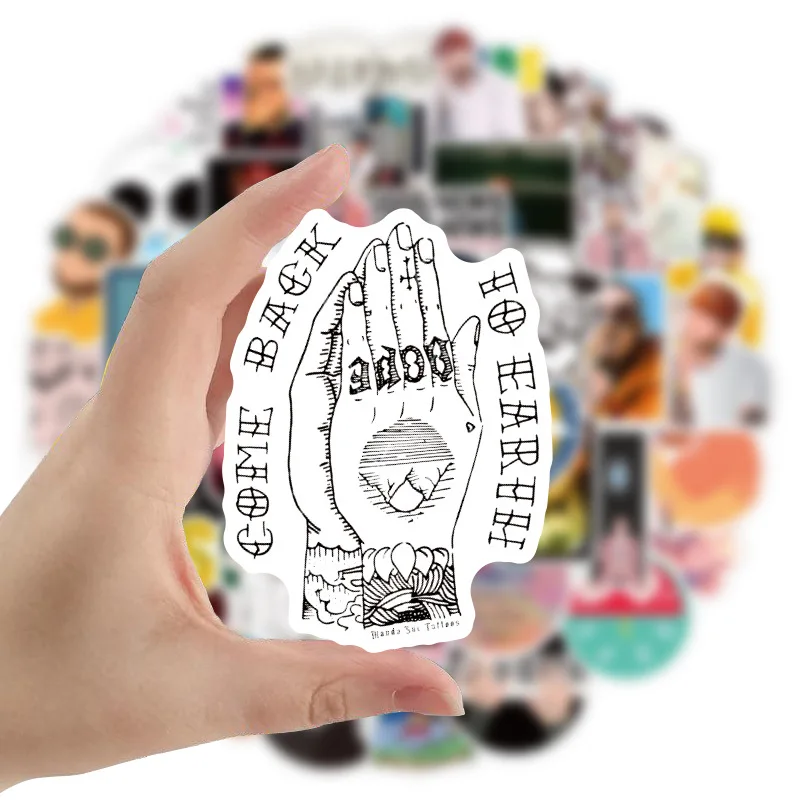 

10/50 Pcs/lot Mac Miller American Rap Singer Cartoon Sticker For Decals Trolley Kids Diy Laptop Case Skateboard Luggage Helmet