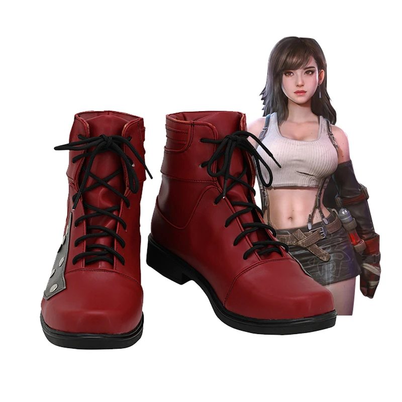 

Game Final Fantasy VII Remake Tifa Lockhart Boots Cosplay Shoes Custom Made
