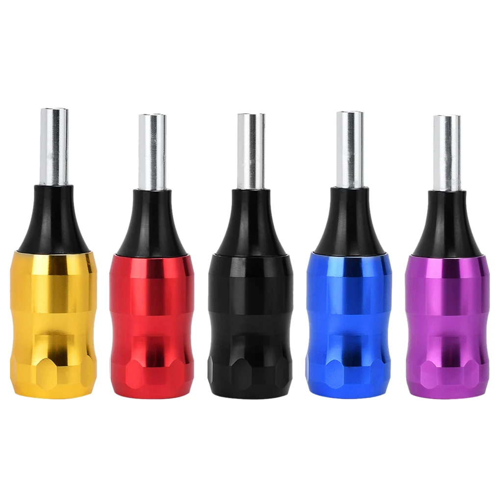 

1x Новый алюминиевый сплав ручка с трубчатым штоком для тату машины поставки спрей