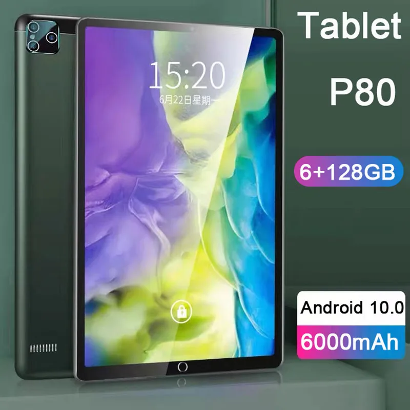 

Планшет на Android с вызовами Dua, 8 дюймов, 6 ГБ + 128 Гб, Wi-Fi, GPS