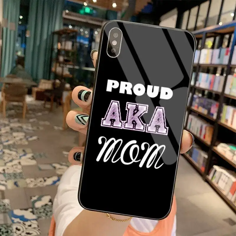 YJZFDYRM AKA богиня Альфа Kappa чехол для телефона из закаленного стекла iPhone 11 Pro XR XS MAX 8X7 6S