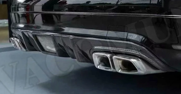 Диффузор для заднего бампера из углеродного волокна губа Mercedes Benz C Class W204 C63 седан
