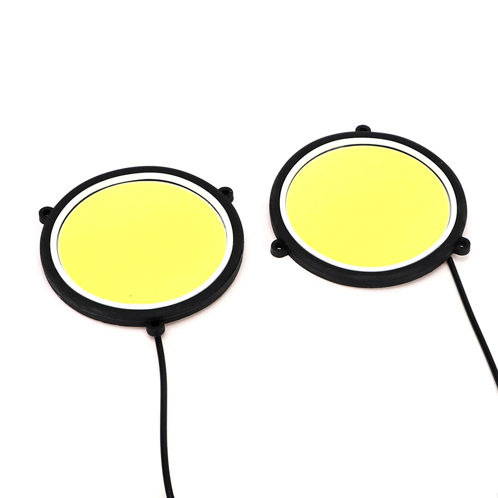 LEEPEE гибкий DRL COB светодиодный светильник s Универсальная автомобильная лампа для