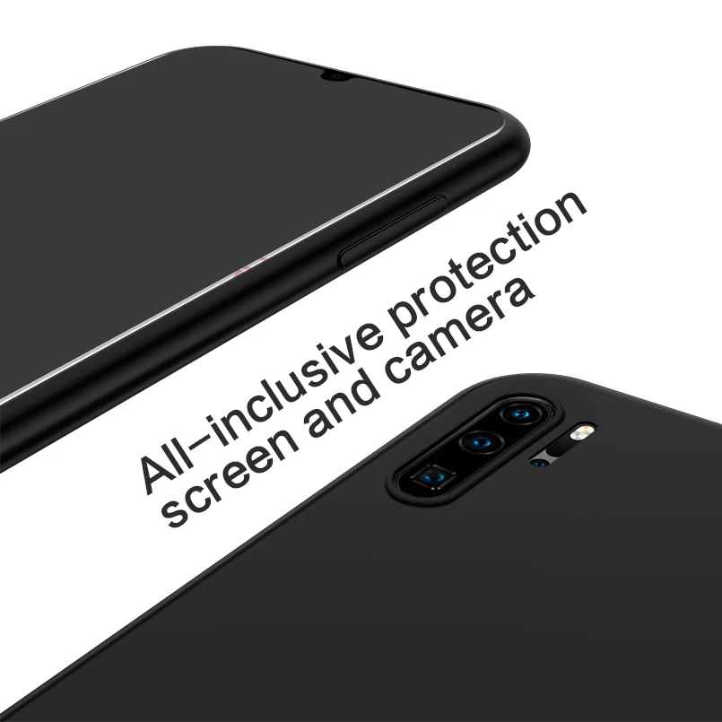 Оригинальный жидкий силиконовый чехол для huawei P30 Lite мягкий тонкий полный Pro P 30