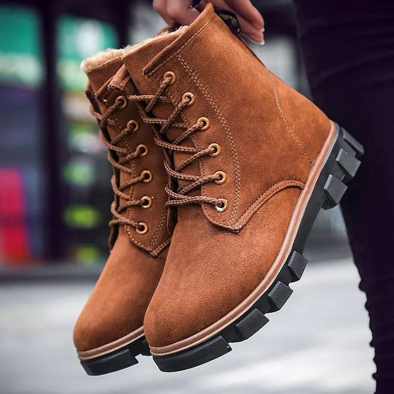 Fujin/женские зимние сапоги Женские Прямая поставка Новая женская зимняя обувь