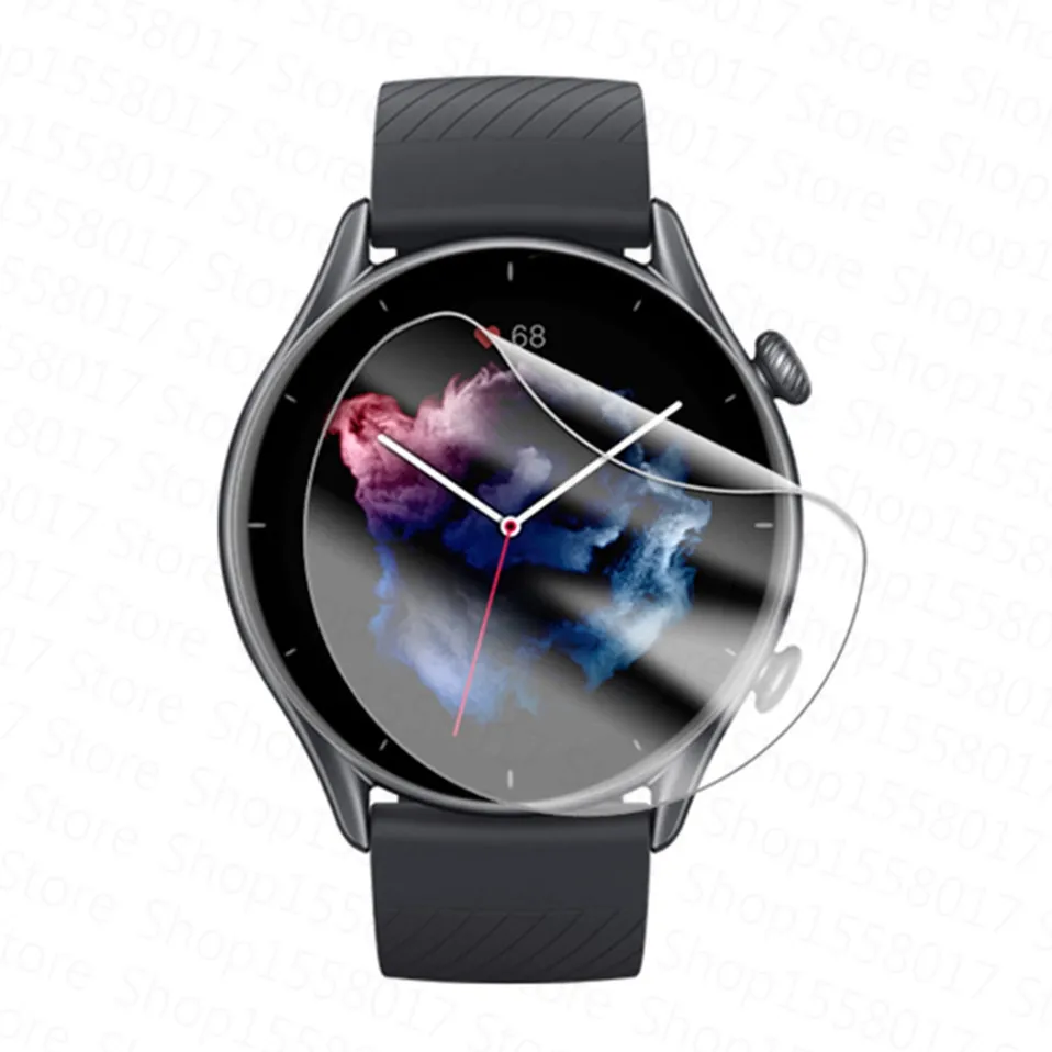 Гидрогелевая защитная пленка 3 шт. для Xiaomi Huami Amazfit GTR Pro полное покрытие Защита