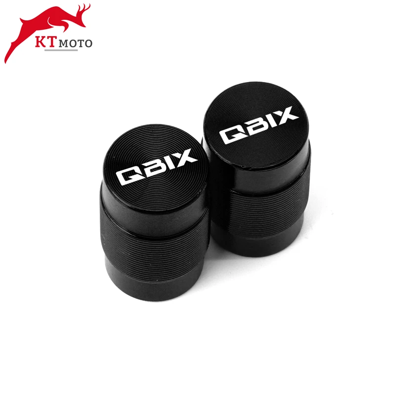 

For QBIX 125 QBIX125 2017-2019 Motorcycle Accessorie Wheel Tire Valve Stem Caps CNC Airtight Covers