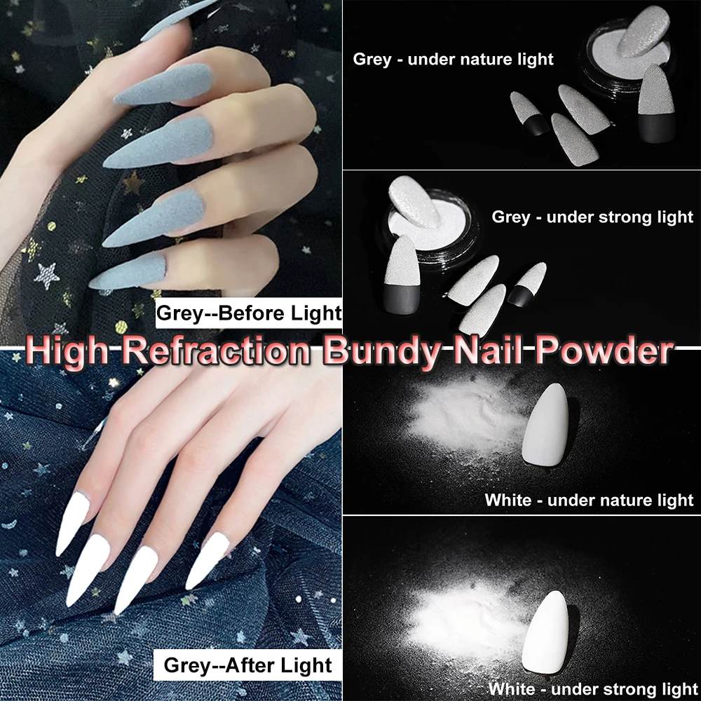 Новый светоотражающий порошок для ногтей блестящий супер яркий бутылка сделай
