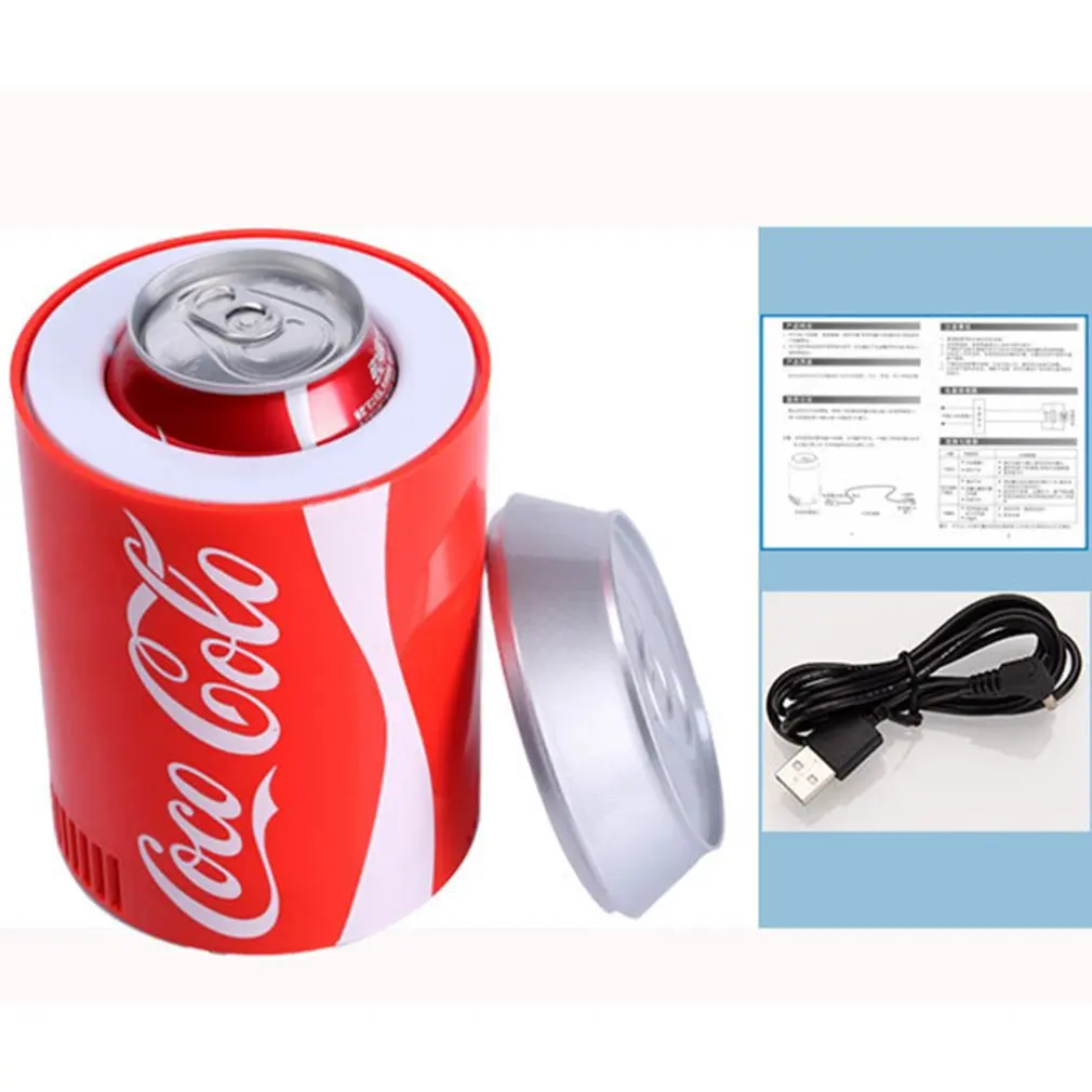 USB мини-холодильник из АБС-пластика металлический полупроводниковый