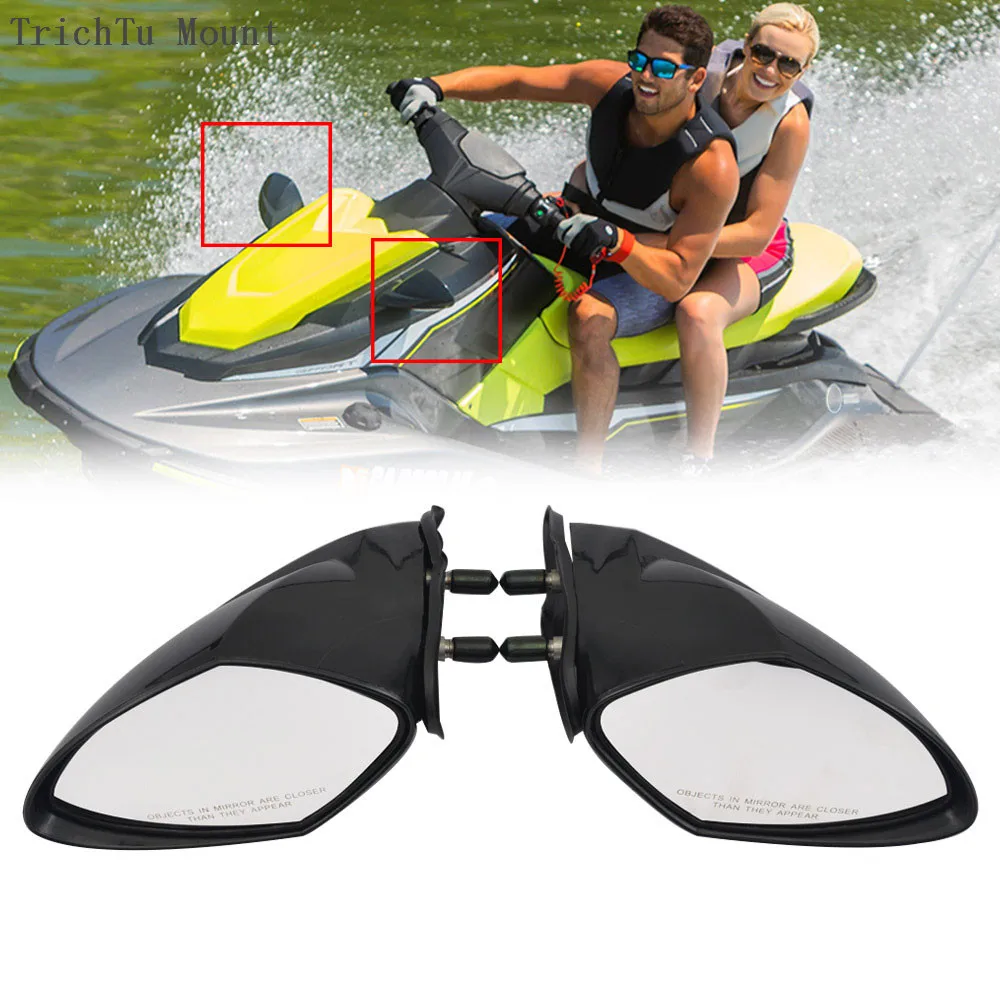 1 пара зеркал заднего вида для Yamaha WaveRunner 2005 2009 06 07 08 VX110 VX 110 Deluxe Cruiser Sport EX EXR|Боковые