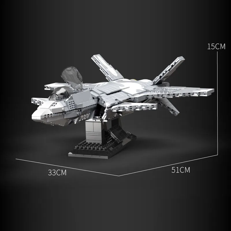 

1911 PCS 88009 FINE FANG Aircraft J-20 Stealth Fighter Building Blocks Plane Model Sets Creator Birthday Gifts Kids Boys Toys
