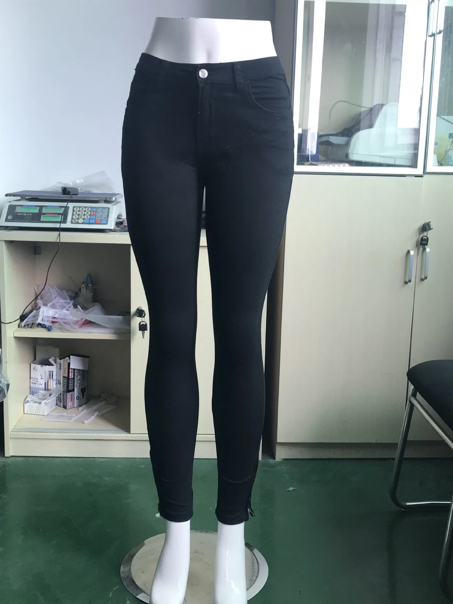 Женские джинсы с эффектом пуш ап на молнии|Узкие джинсы| |