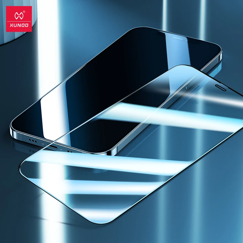 

Xundd Screen Protective Glass For iPhone 11 12 Pro Max XR XS Max Tempered Glass Screen Protector Ultra HD Film защитное стекло