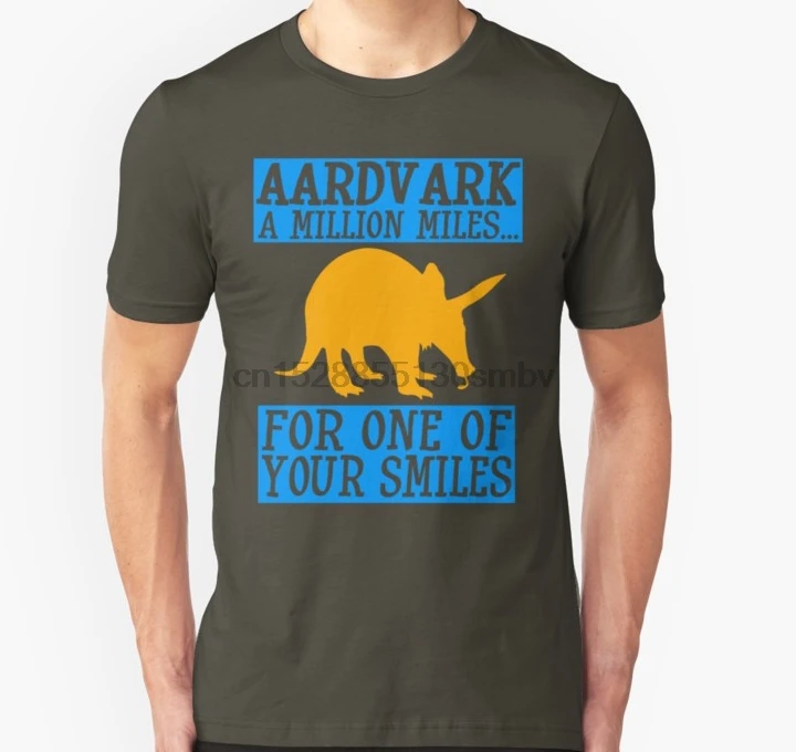 

Men tshirt AARDVARK 2 T Shirt women T-Shirt tees top