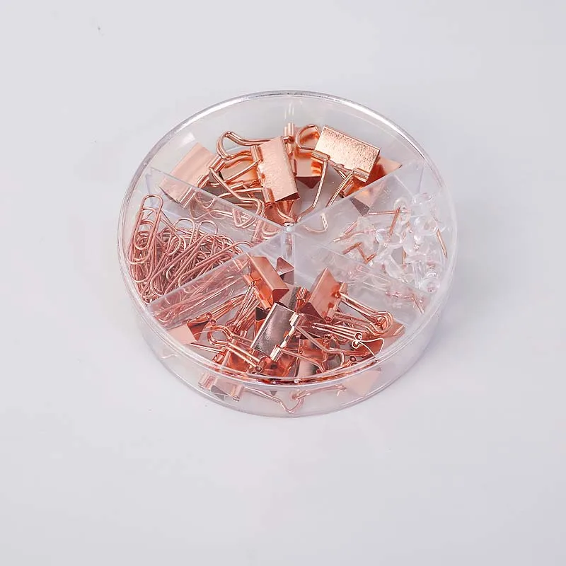 

82Pcs/Box Metal Paper Clip Multipurpose Office Document Data Storage Sorting Long Tail Clips Stationery Arrange Tool
