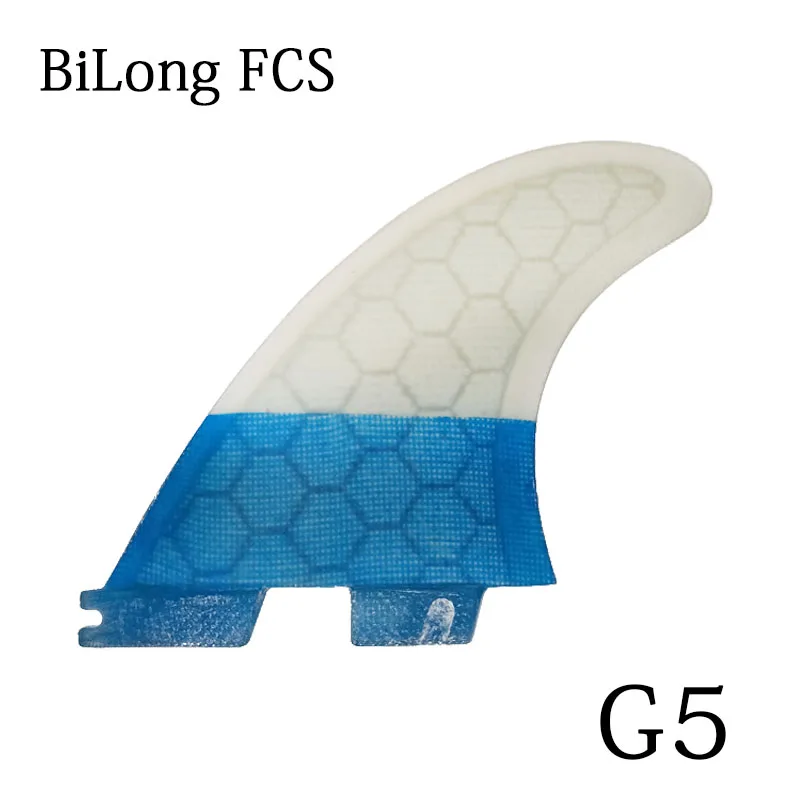 BiLong FCS II плавник коробка средняя доска для серфинга синий стекловолокно