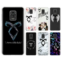shadowhunters phone case for xiaomi redmi note 9 pro 8t 9s 7 8 pro 9a 9c 7a 8a k20 k30 pro hard cover