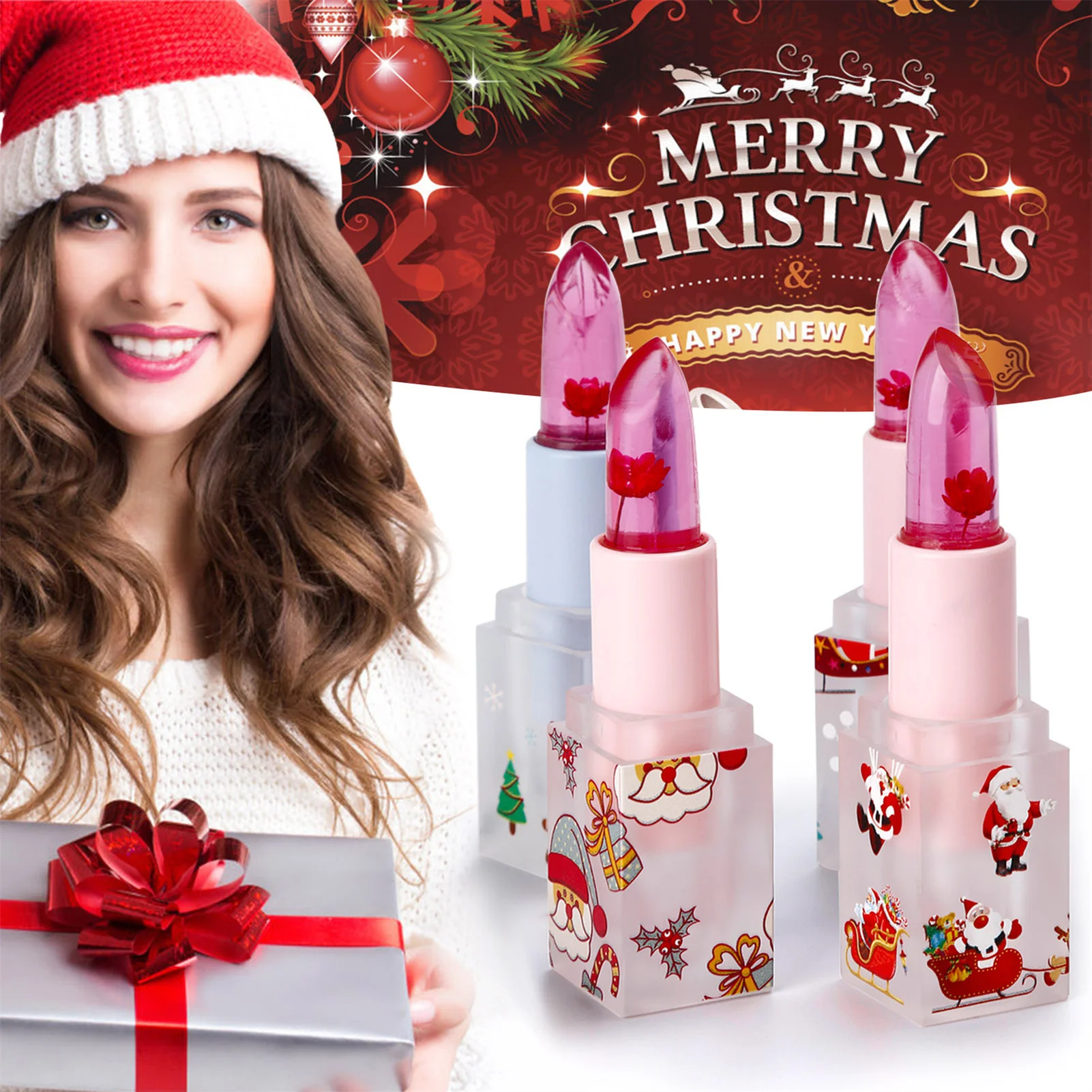 

Бальзам для губ, меняющий цвет, с кристаллами