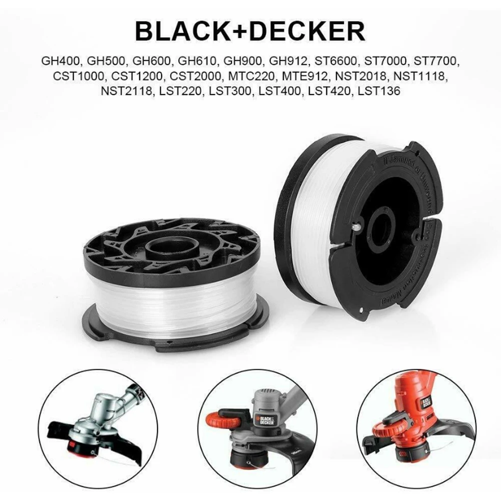 3 шт. линия автоматическая подача Сменная Головка триммера для BLACK DECKER AF 100 3ZP