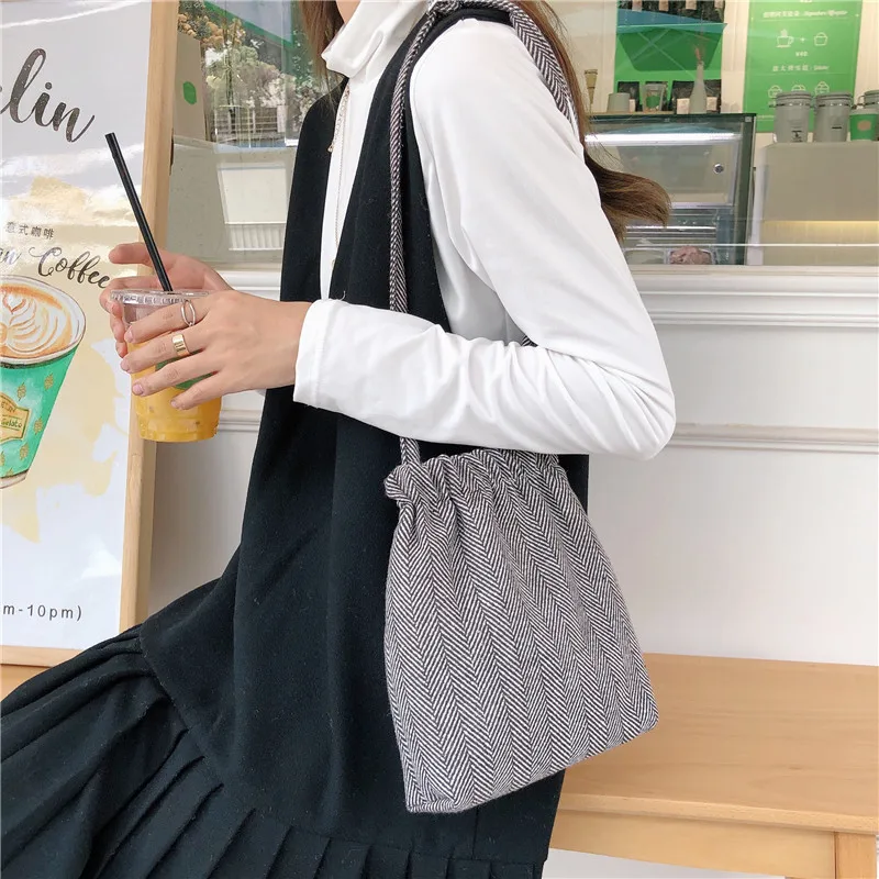 Литературная Вельветовая портативная Мини Повседневная дикая Маленькая женская