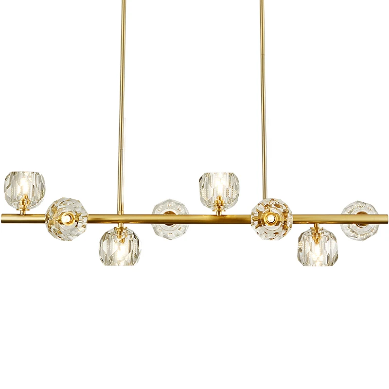 Современная роскошная хрустальная люстра светодиодный светильник для гостиной