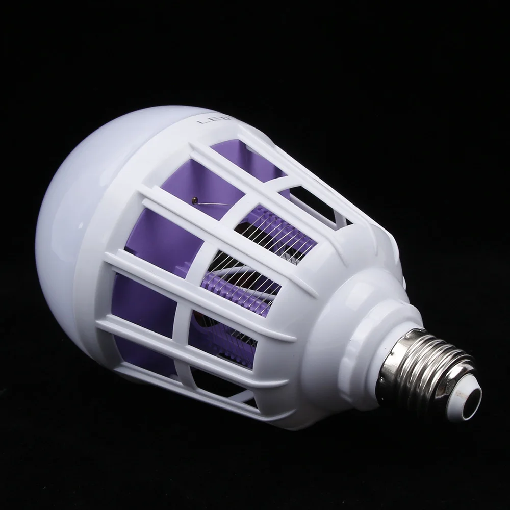 Лампа убийца комаров E27 Светодиодный светильник для дома ловушки насекомых