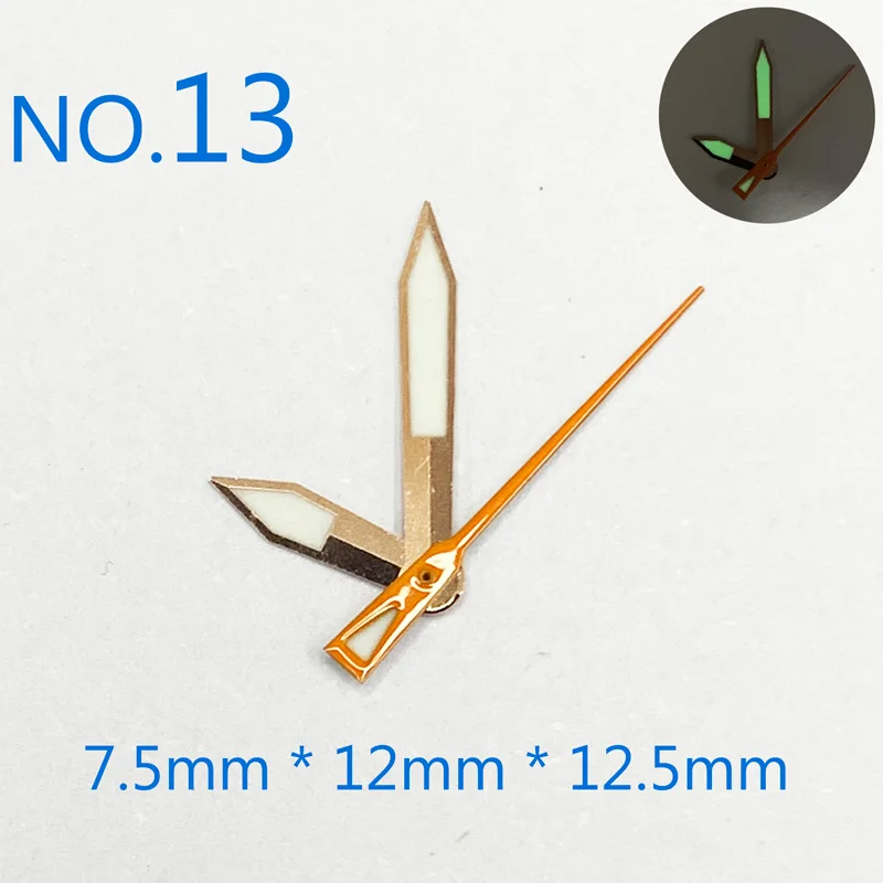 

NH35 NH36 Movement Pointer Watch Pointer Green Super Luminous Suitable For SEIK Parts For Wrist Watch Replace Accessories NO.13
