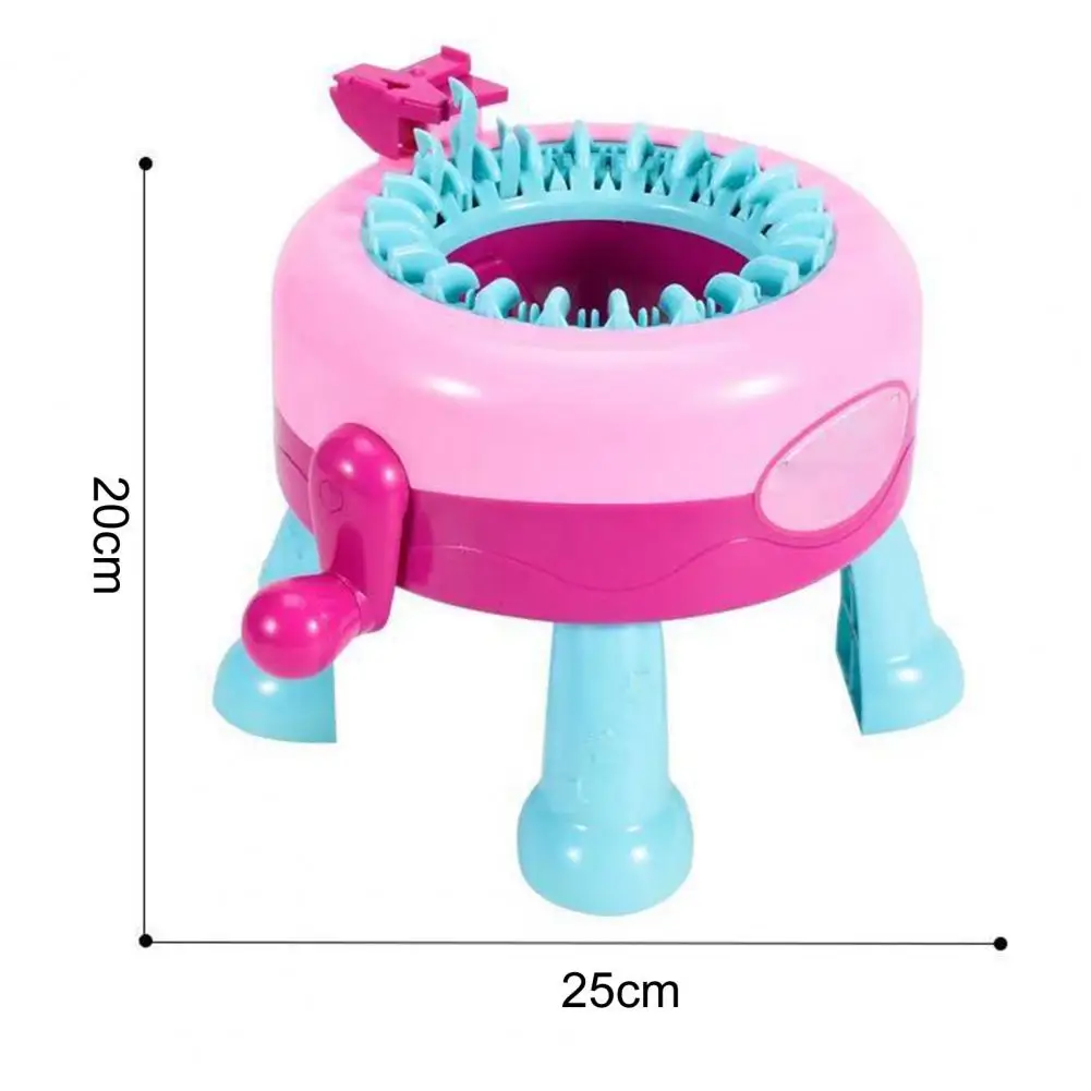 

Hand Knitter Double Models Eco-friendly Plastic Round Rotating Knit Loom Best Wishes Kids Christmas Gifts Handmade Crafts Toys