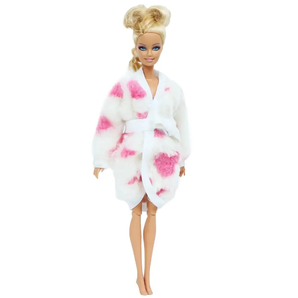 Один комплект розовый зимний вязаный свитер ручная работа халат пояс платье