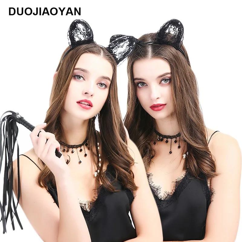 Ободок для волос кошачьи уши| |