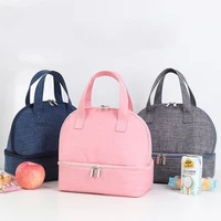 new fresh insulation lunch bag for women thicken thermal insulated one shoulder bag picnic food cooler box tote storage ice bags