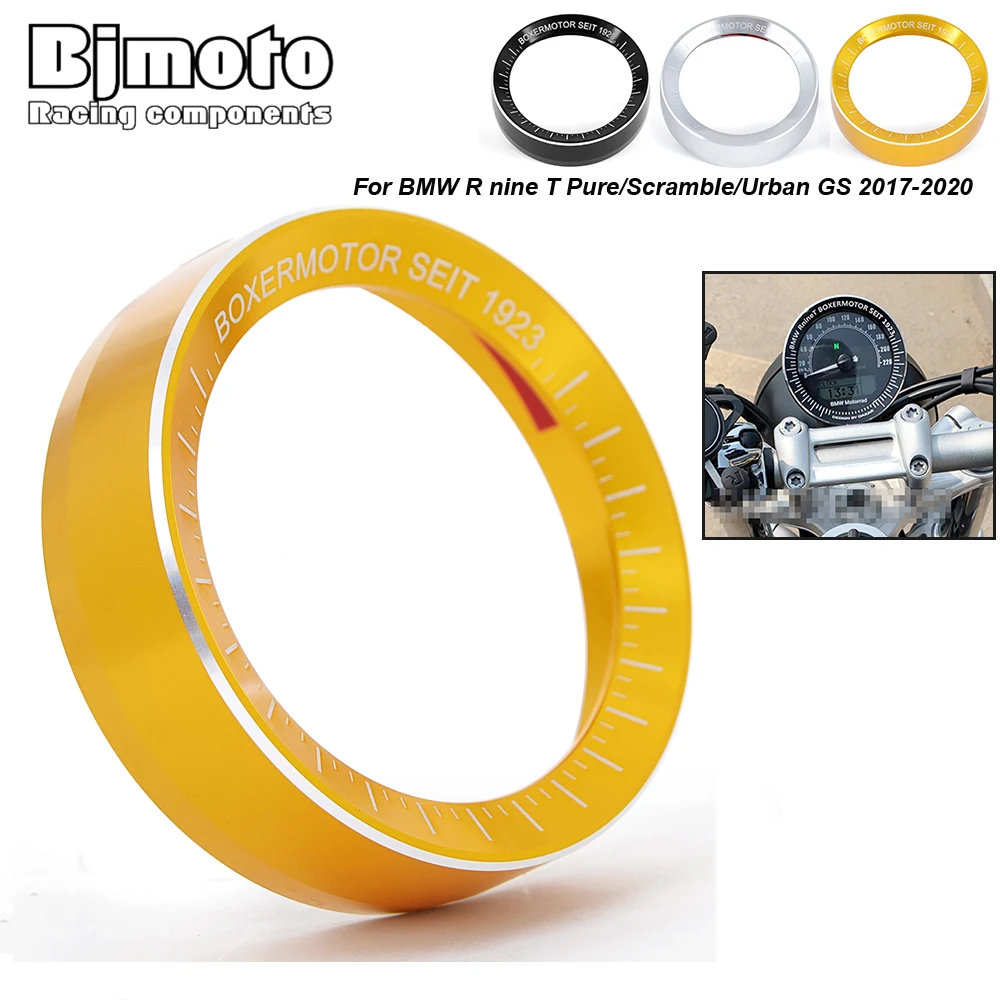 

Motorcycle Speedometer Instrument Gauge Meter Ring Odometer Shell Rings for BMW R nineT RnineT Pure/Scramble/Urban GS 2017-2020