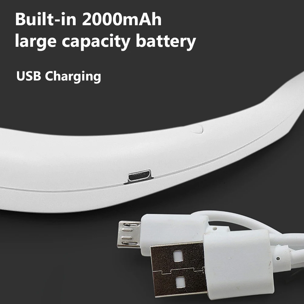 Hands free Шея Free висит Портативный USB Перезаряжаемые красочные светильник носимые с
