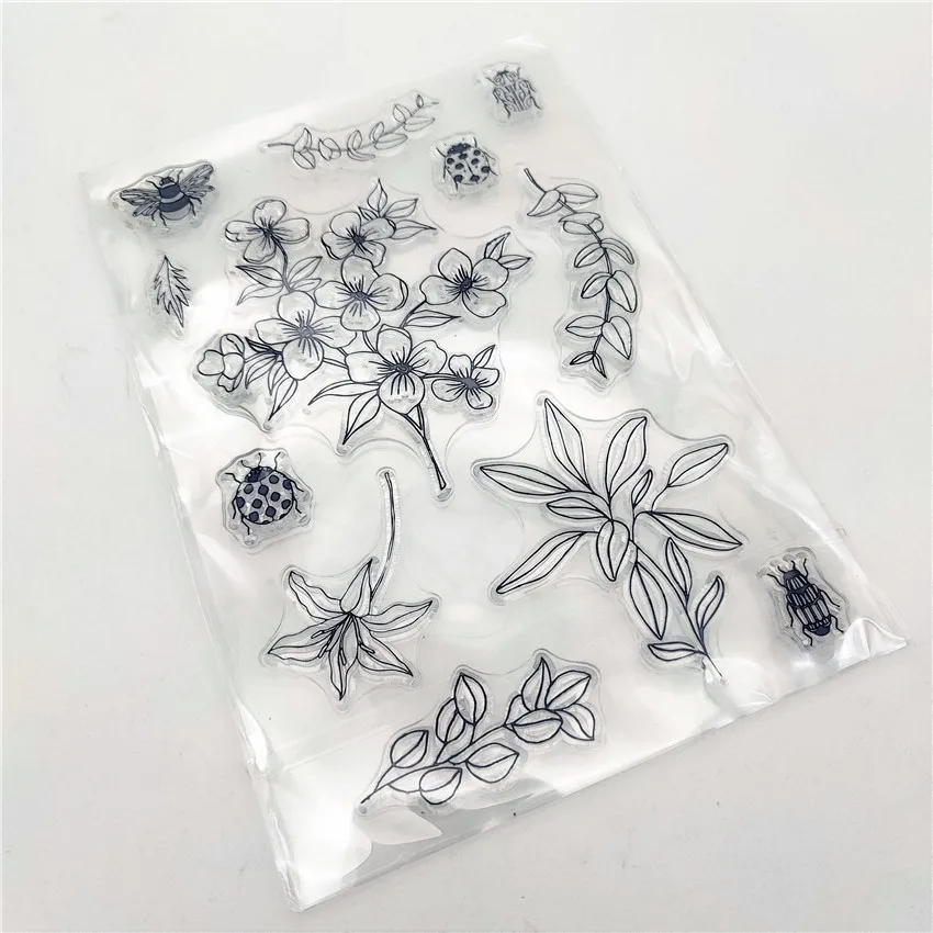 Прозрачные силиконовые штампы для скрапбукинга 11x16 см валик запечатывания | Дом и