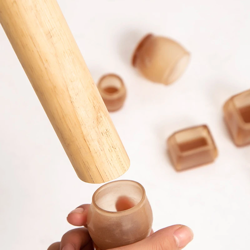 

4Pcs/lot Silicone Chair Foot Cover Table Feet Pad Furniture Leg Protector Anti-slip Table Chair Leg Floor Protection