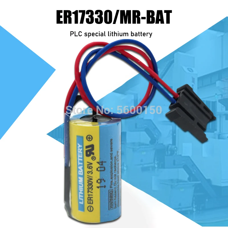 2 шт. MR-BAT ER17330V программируемый контроллер батарея 3 6 V 1700mAh ER2 / 3A 17330 литий-ионный