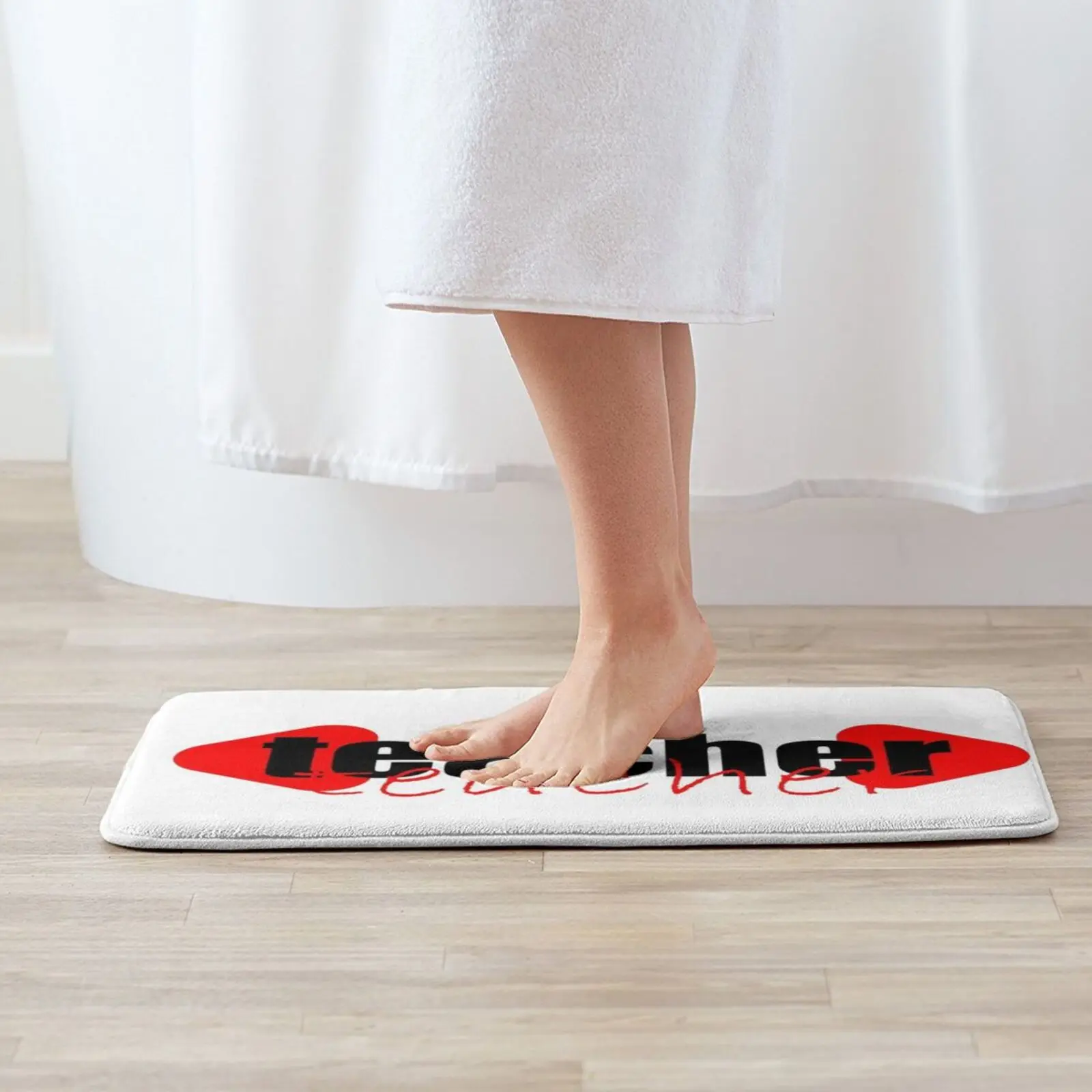 Учителя футболки с принтом сладкие сердца: научить любовь Inspire Мягкий