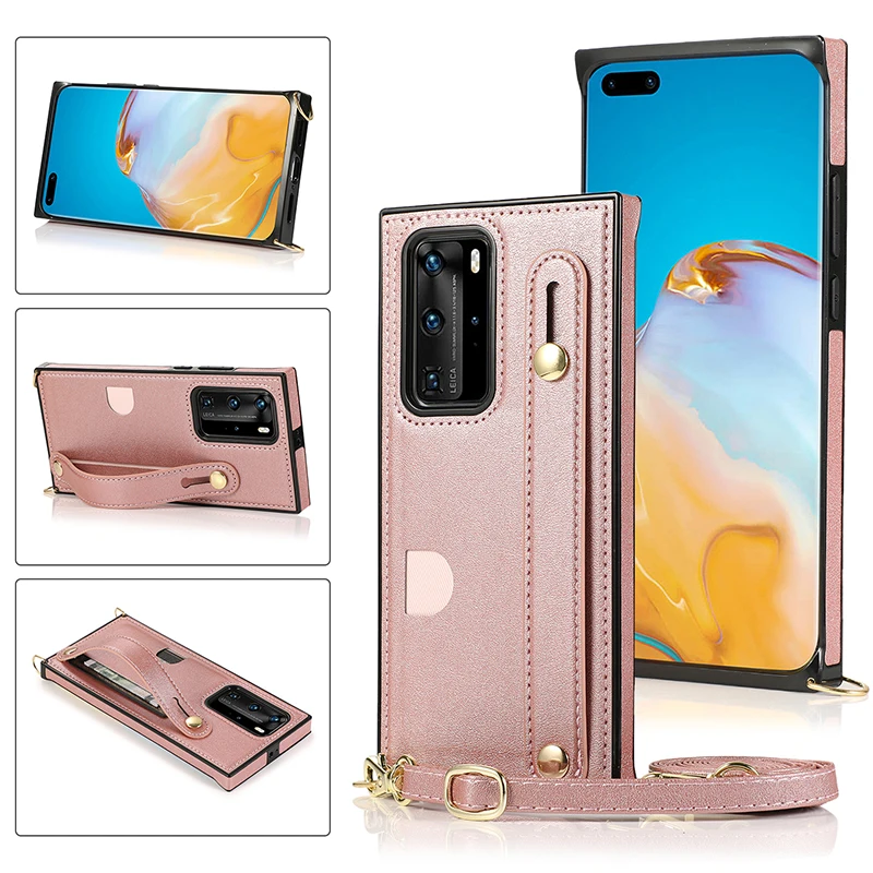 

Чехол-Кошелек для Huawei P40 Pro Plus, P30, Mate 30 Pro, 20, кожаный