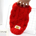 Милая Двусторонняя Флисовая теплая одежда для домашних животных мягкие пальто для щенков котят для маленьких средних Чихуахуа зимняя куртка для собак и кошек